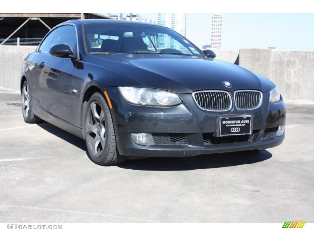 2009 3 Series 328i Convertible - Black Sapphire Metallic / Saddle Brown Dakota Leather photo #10