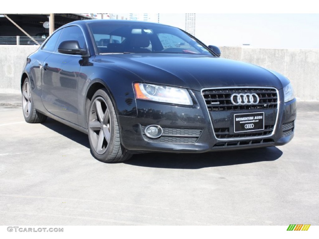 2009 Brilliant Black Audi A5 3.2 quattro Coupe 76018229 Car Color Galleries