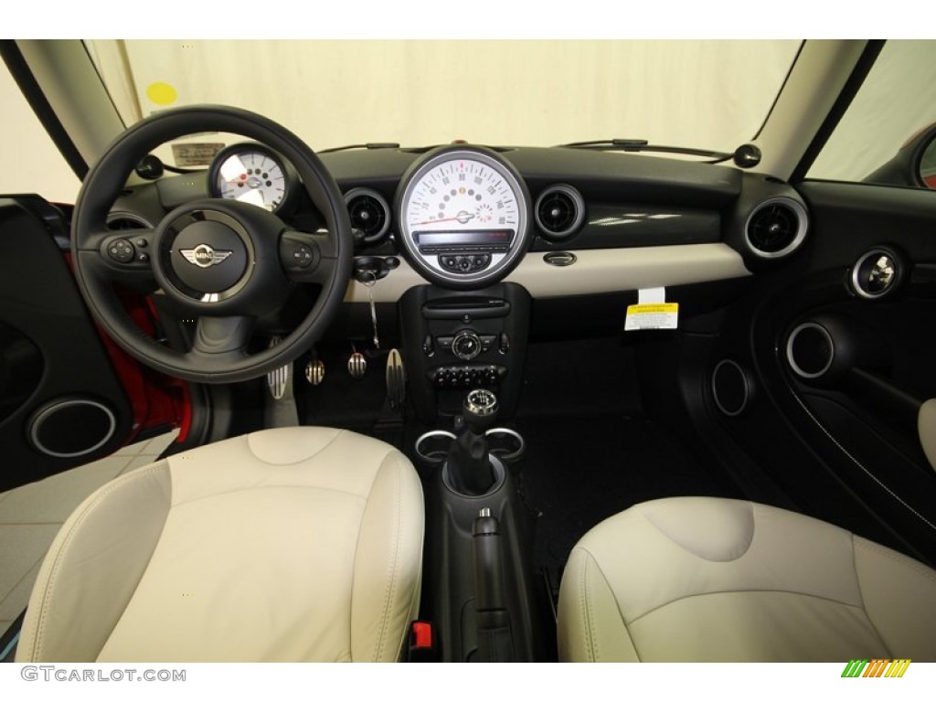 2013 Cooper S Clubman - Chili Red / Polar Beige Gravity Leather photo #4