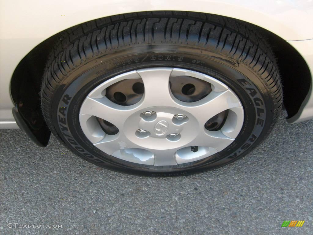 2002 Elantra GLS Sedan - Silver Pewter / Gray photo #8