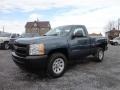 Blue Granite Metallic - Silverado 1500 Work Truck Regular Cab 4x4 Photo No. 3