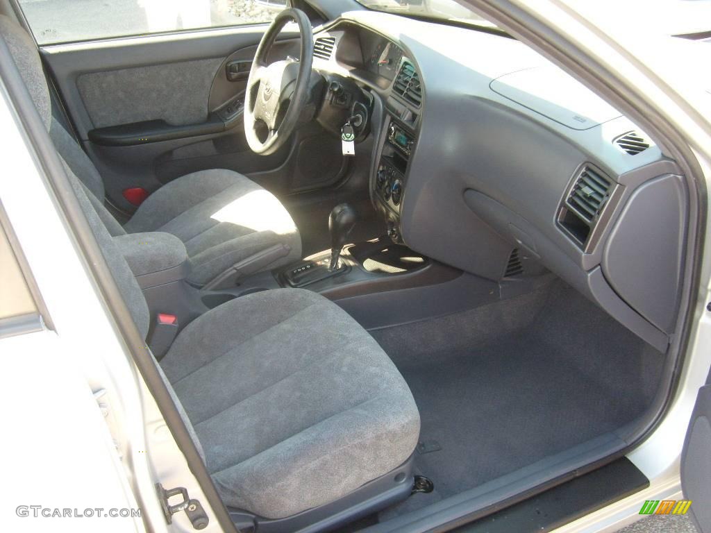 2002 Elantra GLS Sedan - Silver Pewter / Gray photo #20