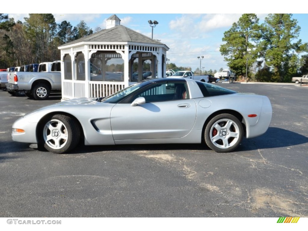 Sebring Silver Metallic 1998 Chevrolet Corvette Coupe Exterior Photo #76061455