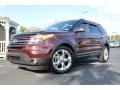 Bordeaux Reserve Red Metallic 2011 Ford Explorer Limited