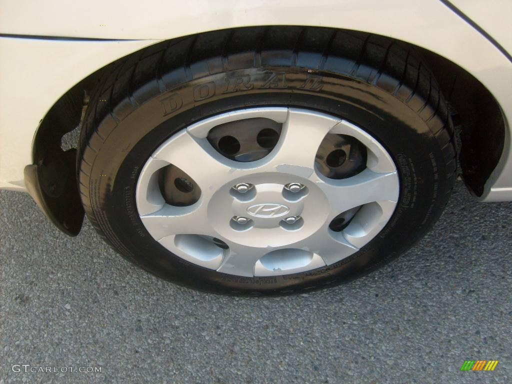 2002 Elantra GLS Sedan - Silver Pewter / Gray photo #25