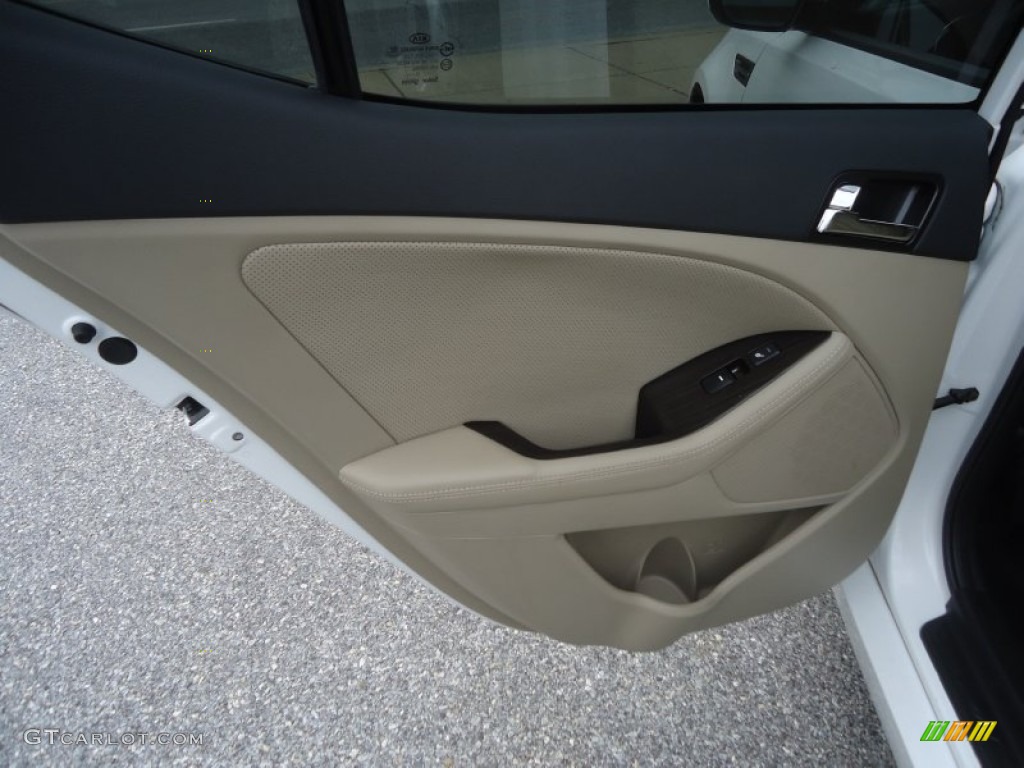 2011 Kia Optima EX Turbo Beige Door Panel Photo #76062423