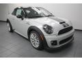 White Silver Metallic 2013 Mini Cooper S Coupe Exterior
