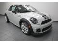 2013 White Silver Metallic Mini Cooper S Coupe  photo #1