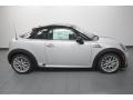 2013 White Silver Metallic Mini Cooper S Coupe  photo #2