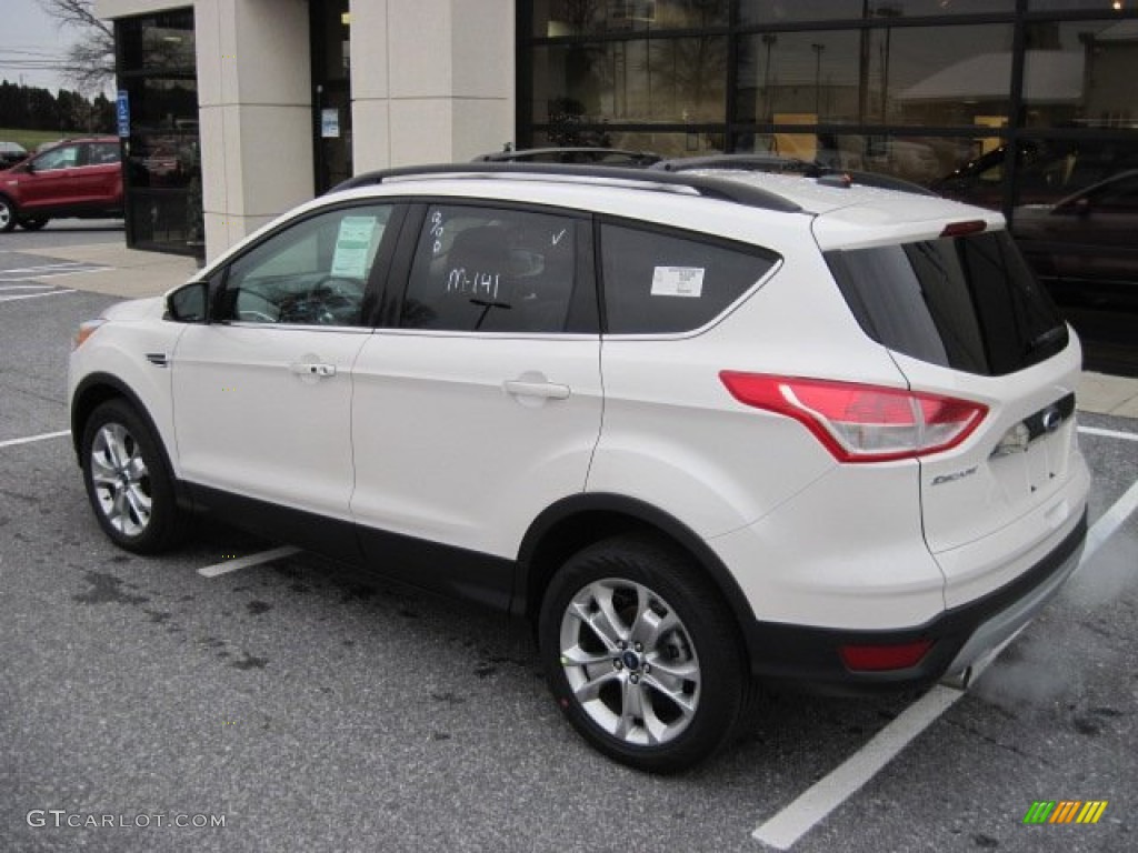 2013 Escape SEL 2.0L EcoBoost 4WD - White Platinum Metallic Tri-Coat / Medium Light Stone photo #3