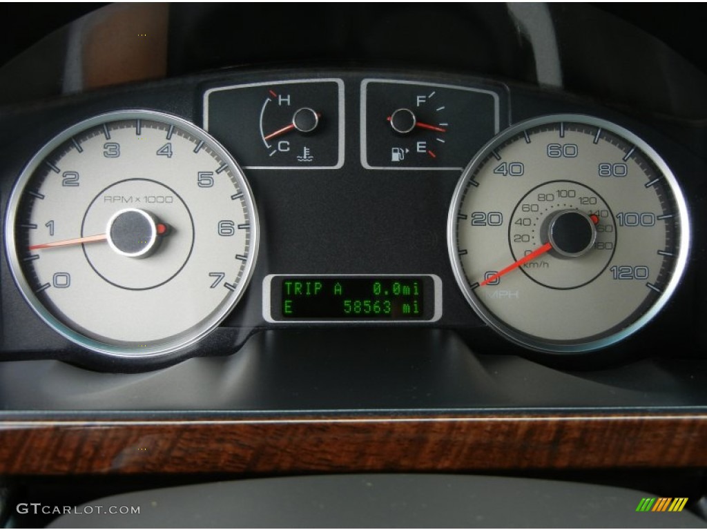 2009 Taurus Limited - Dark Ink Blue Metallic / Black photo #22