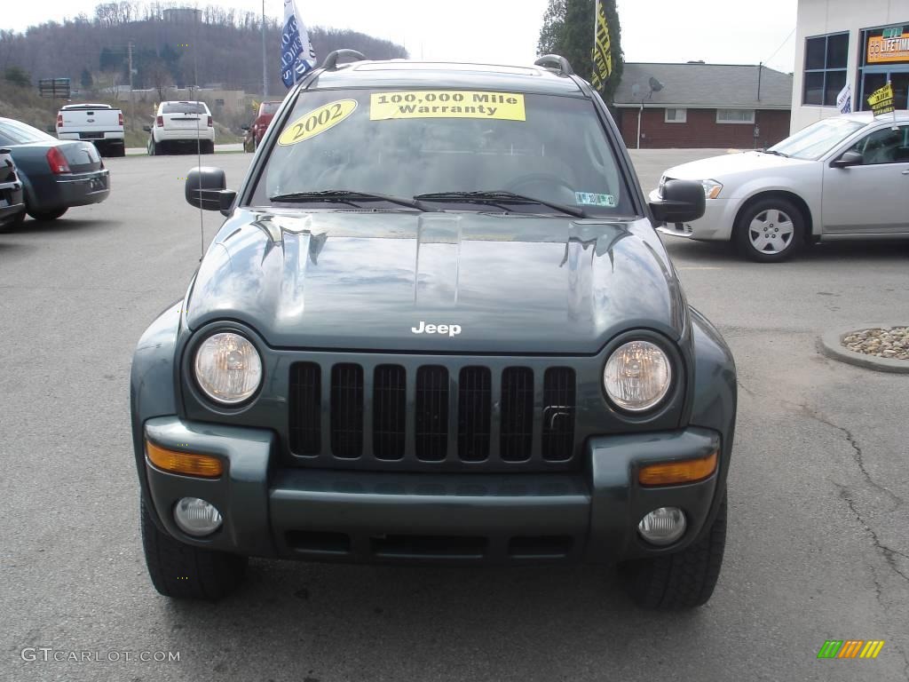 2002 Liberty Limited 4x4 - Shale Green Metallic / Taupe photo #17