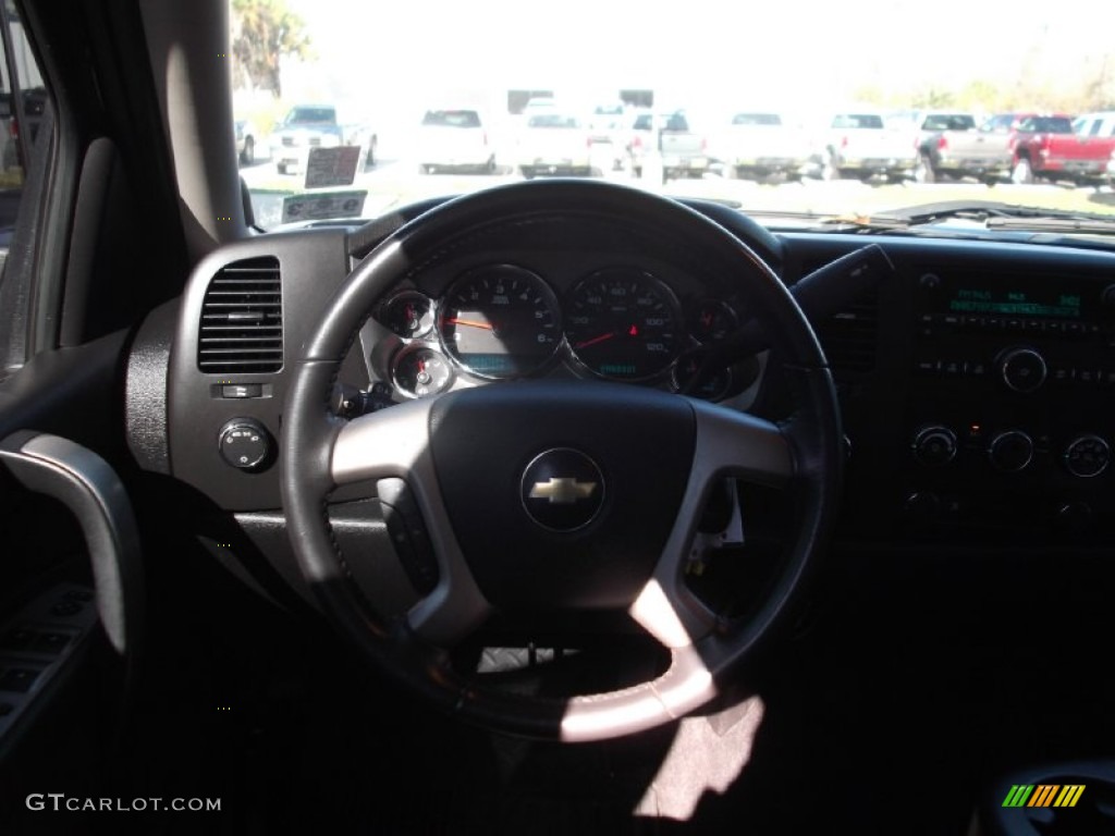 2010 Silverado 1500 LT Crew Cab 4x4 - Black Granite Metallic / Ebony photo #7