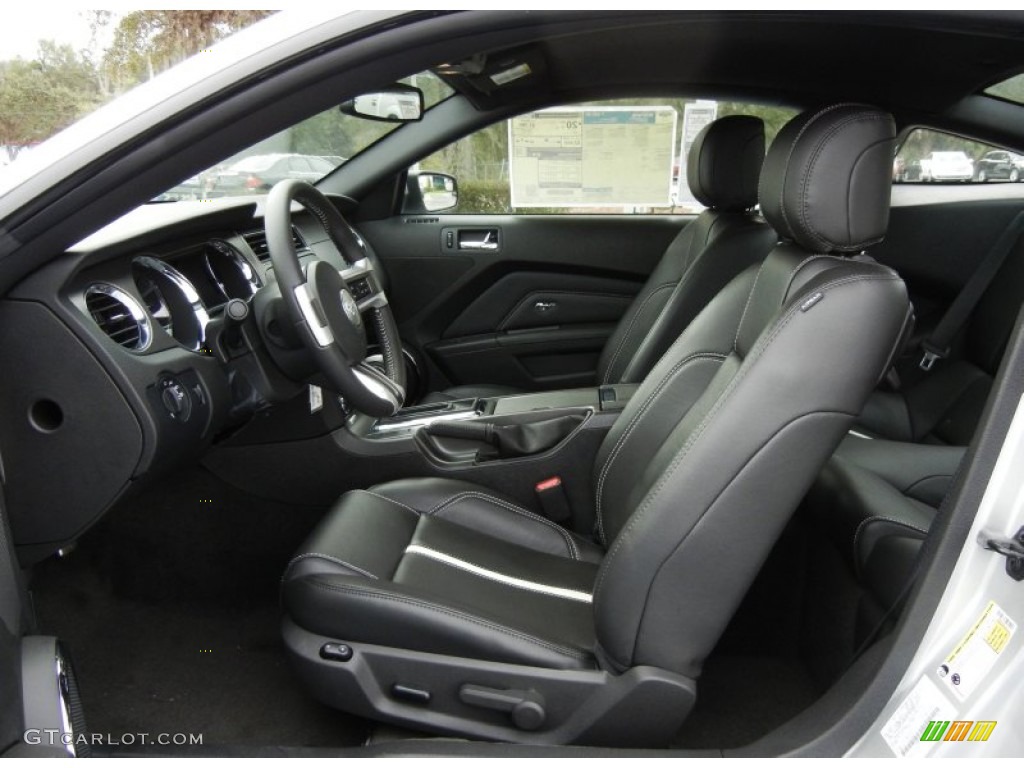2013 Mustang GT Premium Coupe - Ingot Silver Metallic / Charcoal Black/Cashmere Accent photo #6