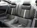 2013 Ford Mustang Charcoal Black/Cashmere Accent Interior Rear Seat Photo