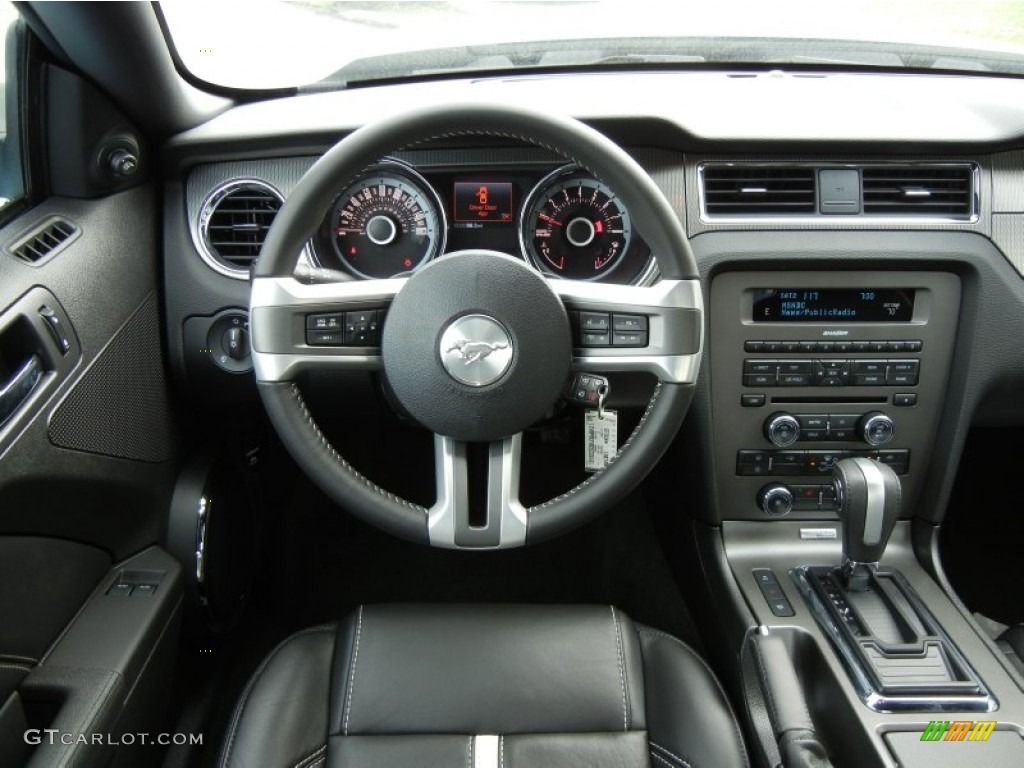 2013 Mustang GT Premium Coupe - Ingot Silver Metallic / Charcoal Black/Cashmere Accent photo #8
