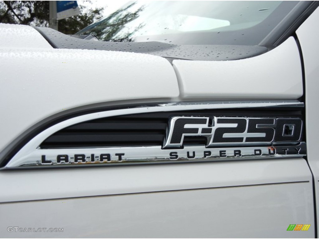 2013 Ford F250 Super Duty Lariat SuperCab 4x4 Marks and Logos Photo #76063911