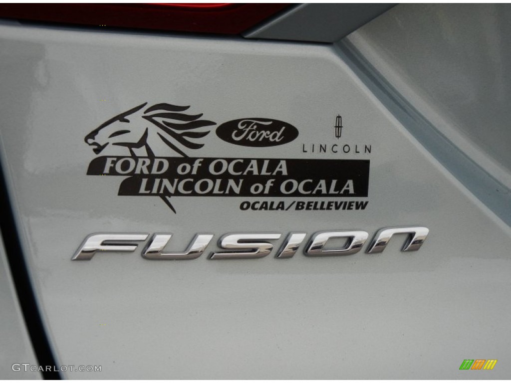 2013 Fusion Hybrid SE - Ice Storm Metallic / Dune photo #4