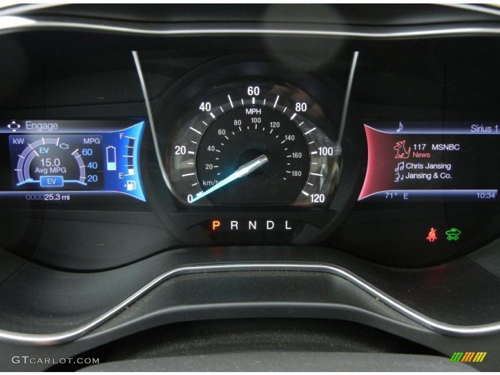 2013 Ford Fusion Hybrid SE Gauges Photo #76064078