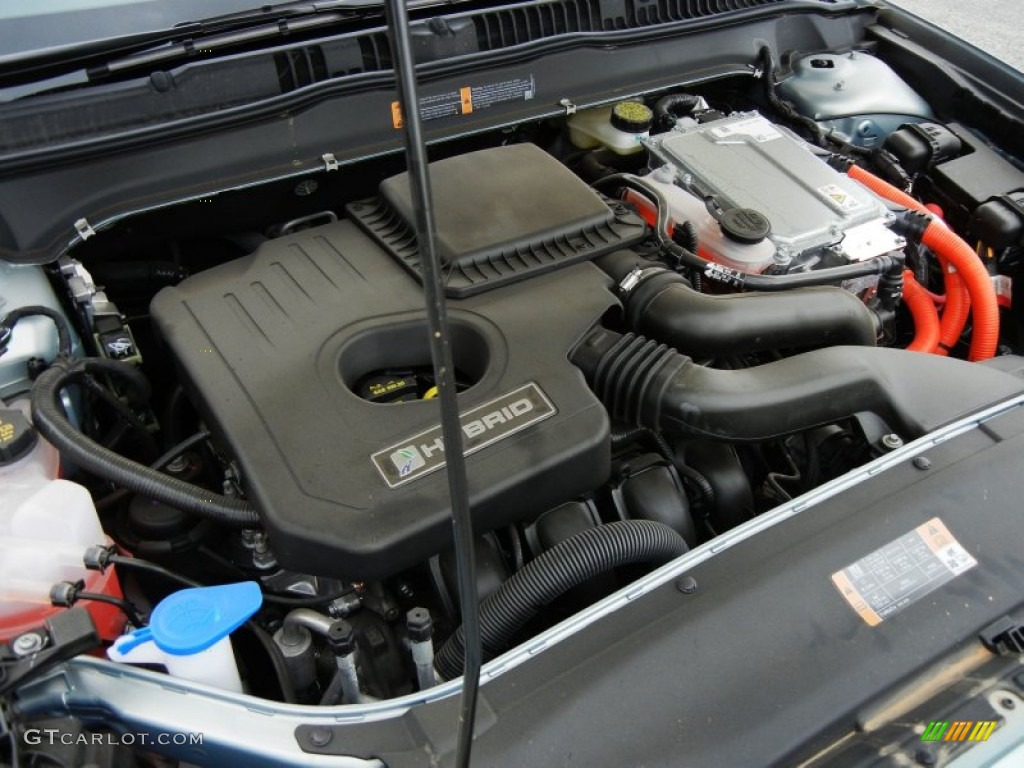 2013 Fusion Hybrid SE - Ice Storm Metallic / Dune photo #13