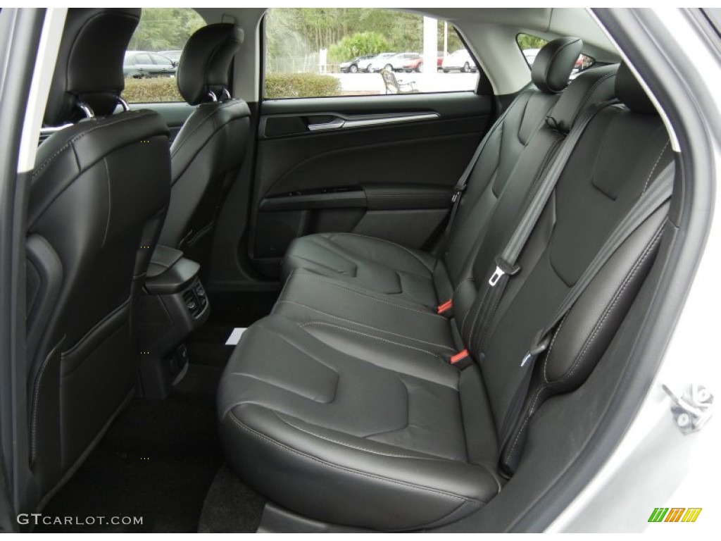 2013 Ford Fusion Titanium AWD Rear Seat Photo #76064142