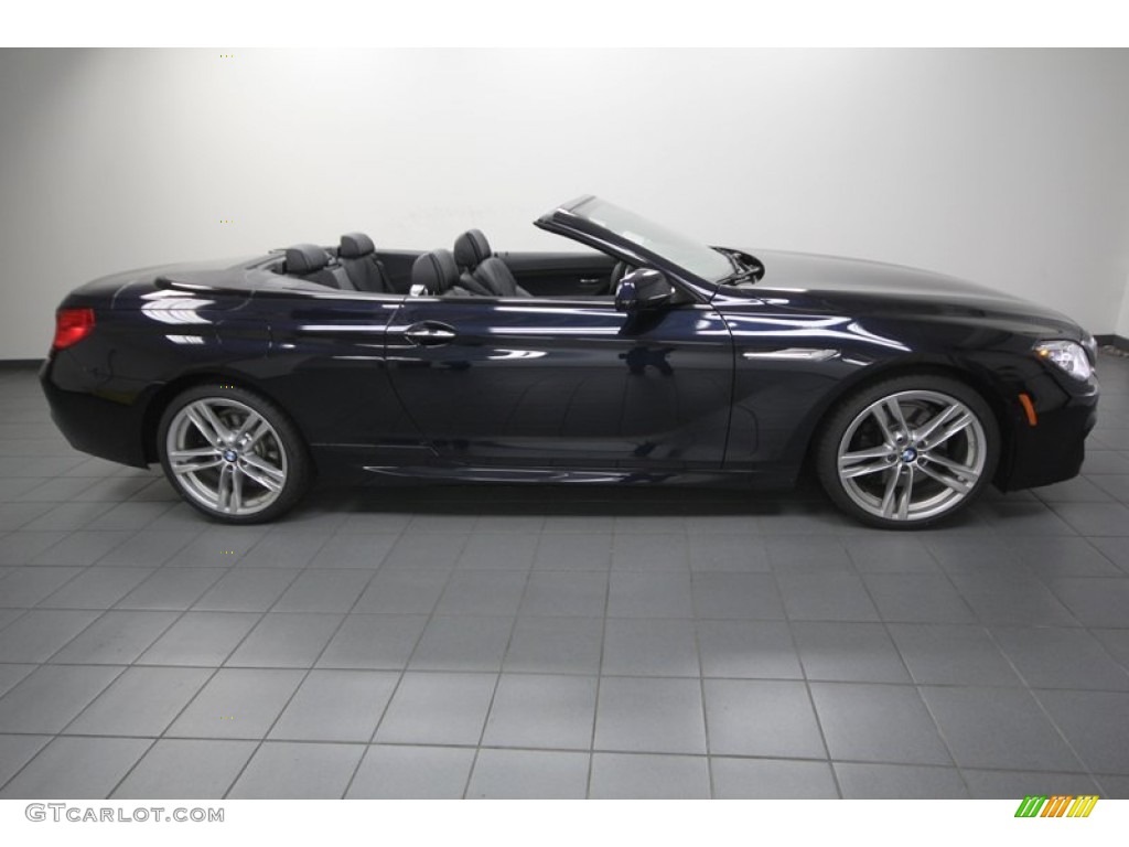 2013 6 Series 650i Convertible - Carbon Black Metallic / Black photo #2