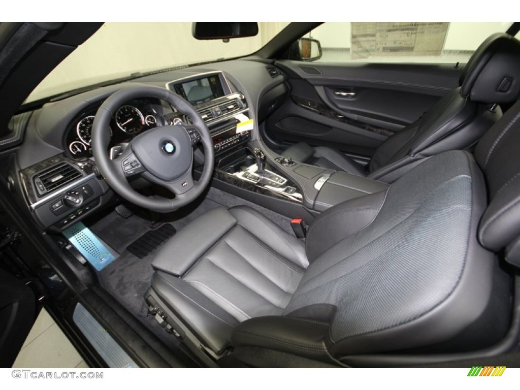 2013 6 Series 650i Convertible - Carbon Black Metallic / Black photo #3