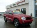 2005 Inferno Red Crystal Pearl Jeep Grand Cherokee Laredo 4x4  photo #2