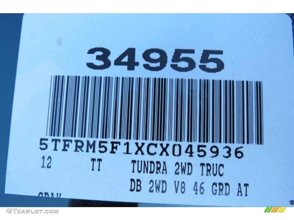 2012 Tundra Double Cab - Magnetic Gray Metallic / Graphite photo #18