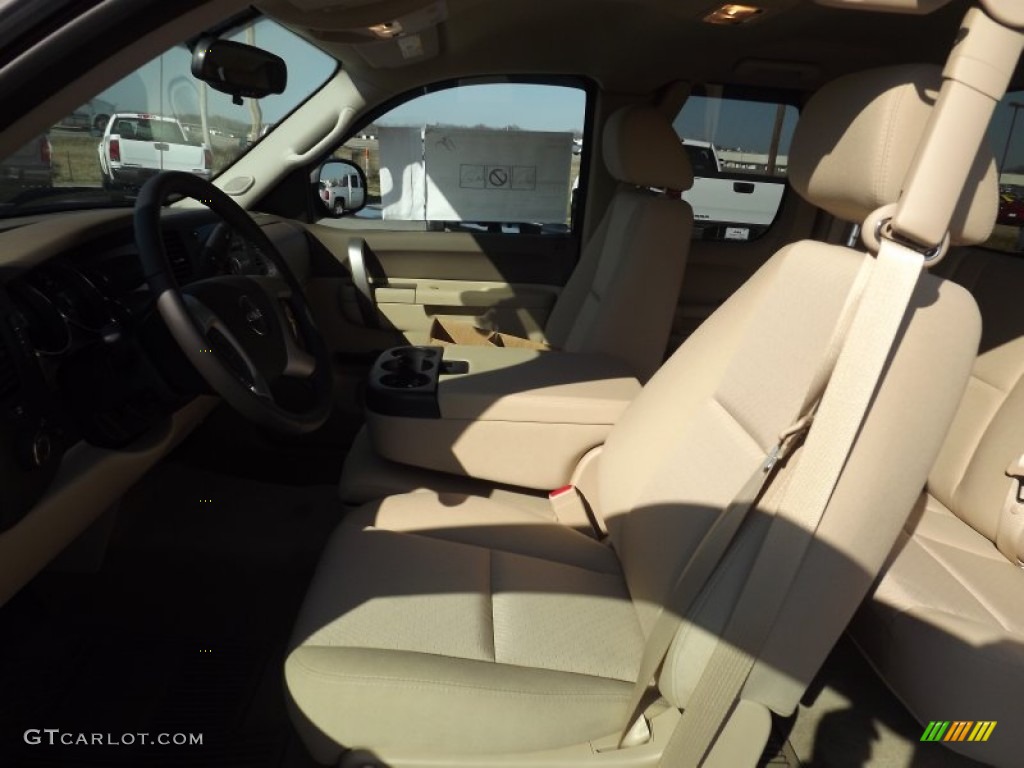 2013 Sierra 1500 SLE Extended Cab - Sonoma Red Metallic / Very Dark Cashmere/Light Cashmere photo #12