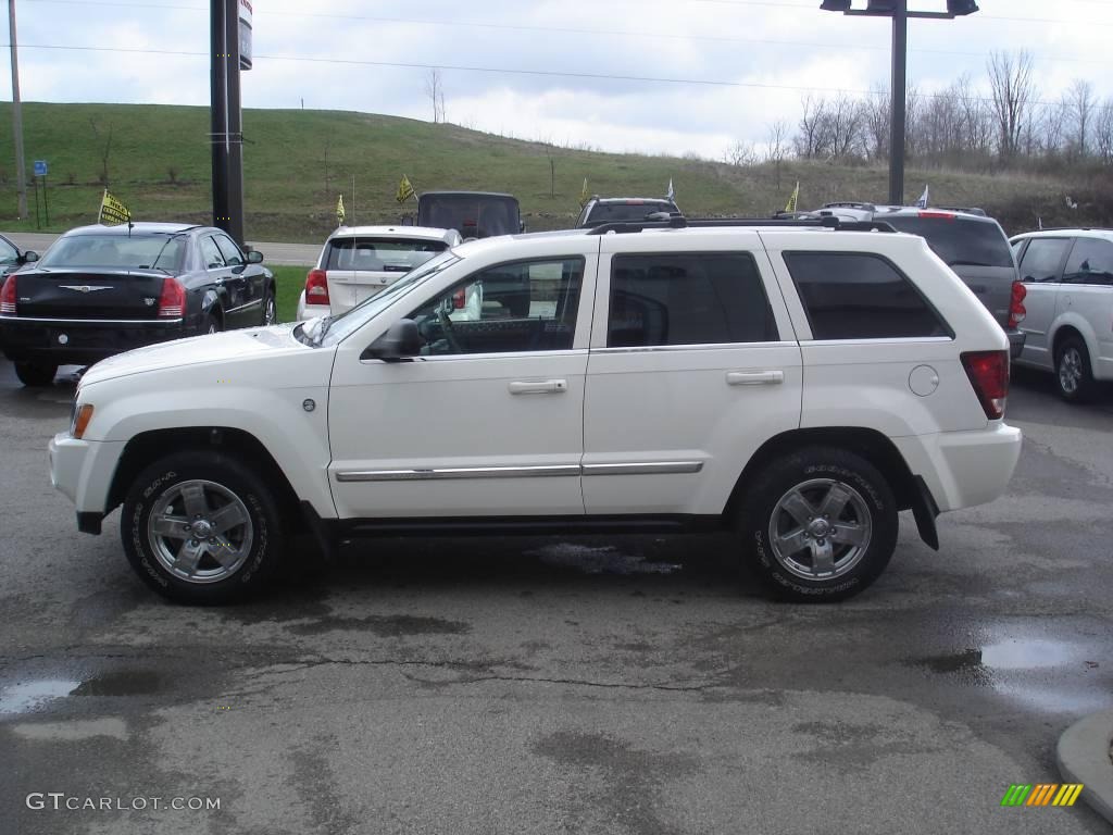 2006 Grand Cherokee Limited 4x4 - Stone White / Medium Slate Gray photo #5