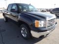 2013 Onyx Black GMC Sierra 1500 SLT Crew Cab 4x4  photo #3