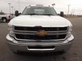 2013 Summit White Chevrolet Silverado 3500HD WT Crew Cab 4x4 Dually Chassis  photo #2