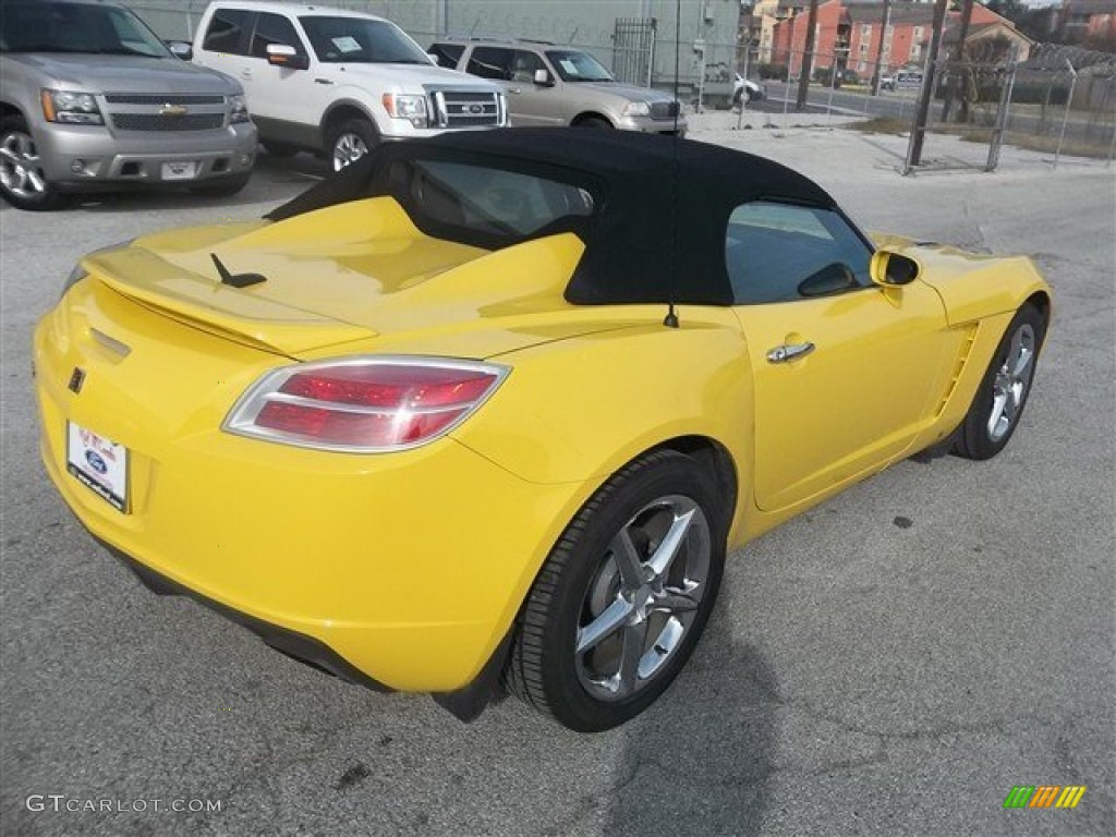 2007 Sky Roadster - Sunburst Yellow / Black photo #3