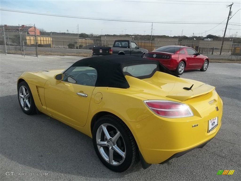 2007 Sky Roadster - Sunburst Yellow / Black photo #5