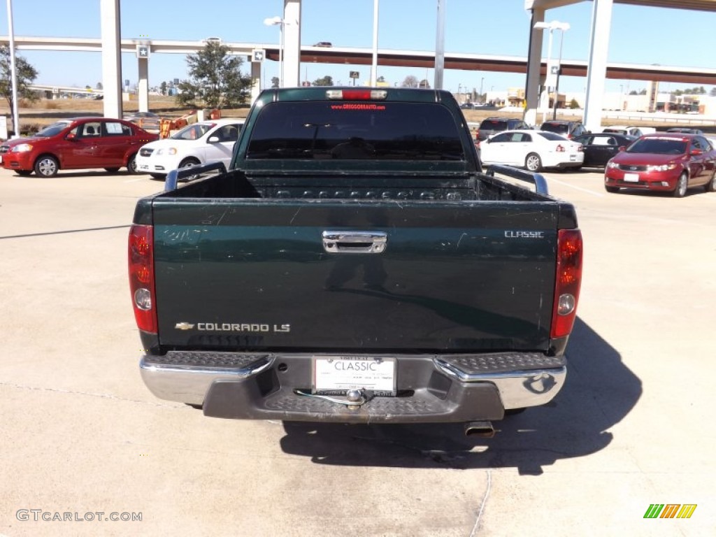 2005 Colorado Z71 Extended Cab - Dark Green Metallic / Medium Dark Pewter photo #4