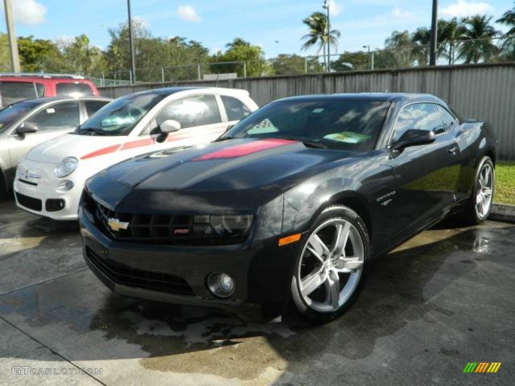 Carbon Flash Metallic 2012 Chevrolet Camaro LT 45th Anniversary Edition Coupe Exterior Photo #76071009