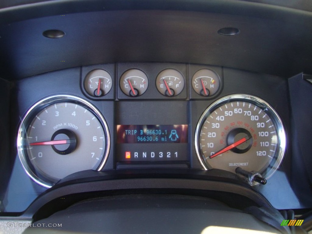 2010 F150 XLT SuperCrew 4x4 - Ingot Silver Metallic / Medium Stone photo #12