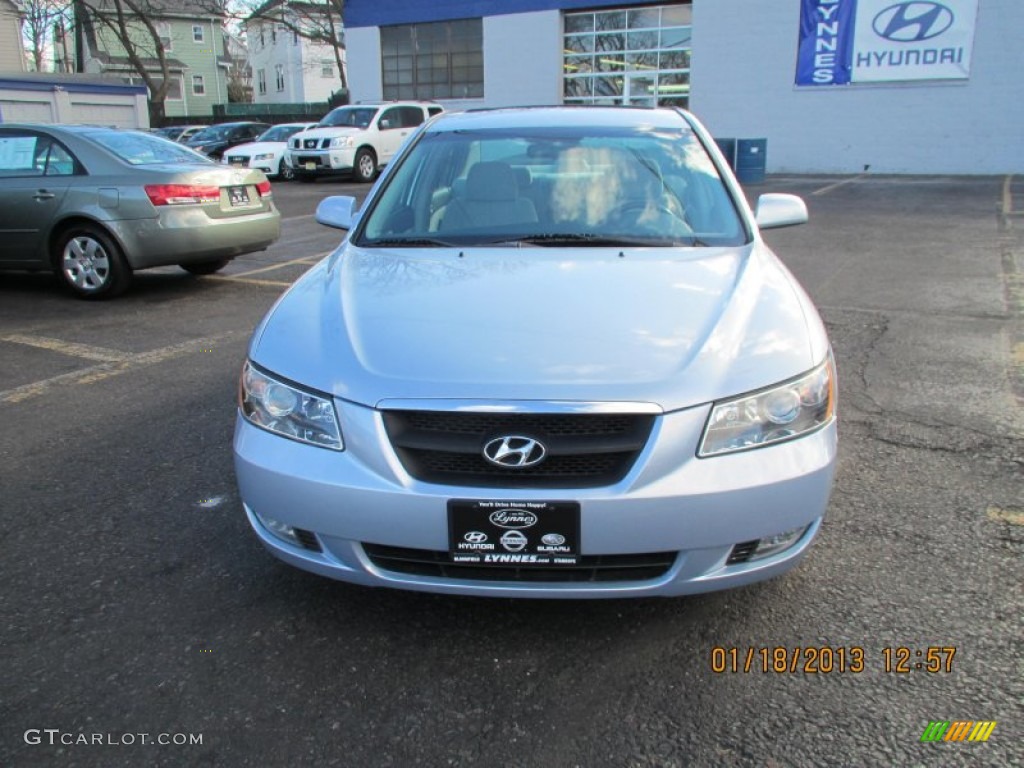 2006 Sonata GLS V6 - Silver Blue Metallic / Gray photo #1