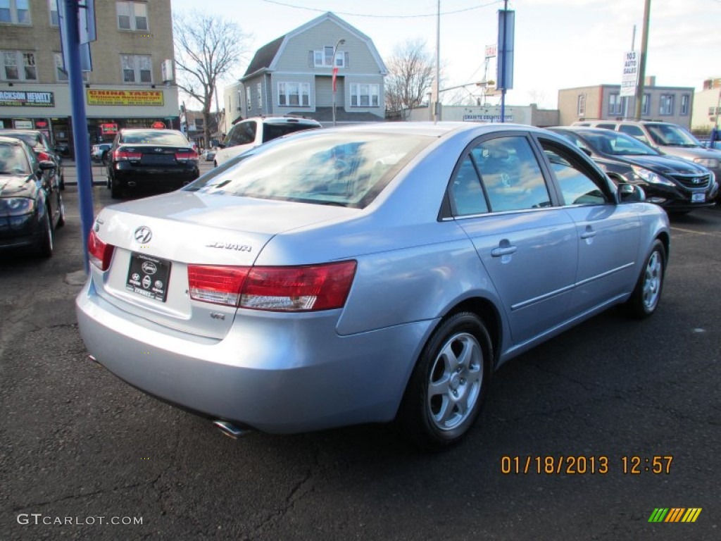 2006 Sonata GLS V6 - Silver Blue Metallic / Gray photo #4