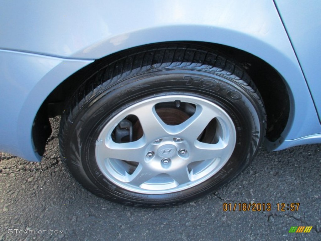 2006 Sonata GLS V6 - Silver Blue Metallic / Gray photo #5
