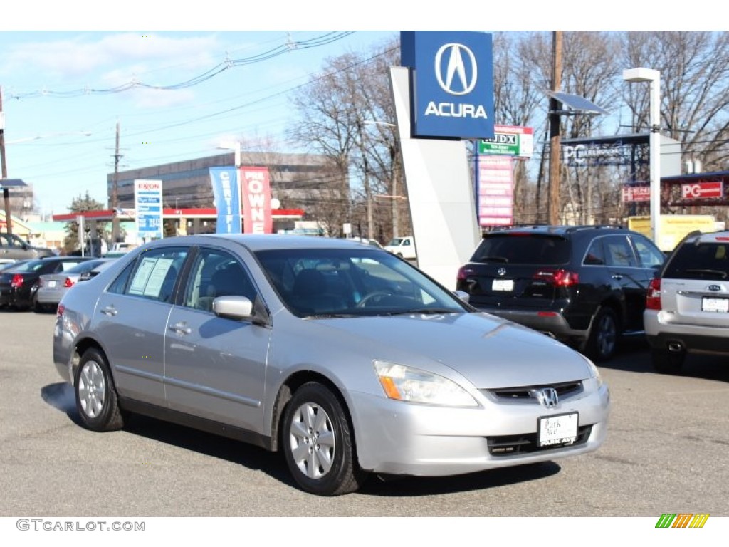 2003 Accord LX Sedan - Satin Silver Metallic / Gray photo #1