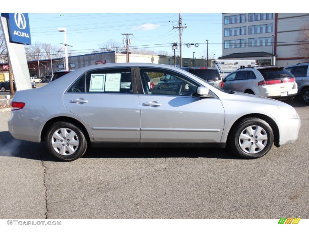 2003 Accord LX Sedan - Satin Silver Metallic / Gray photo #2