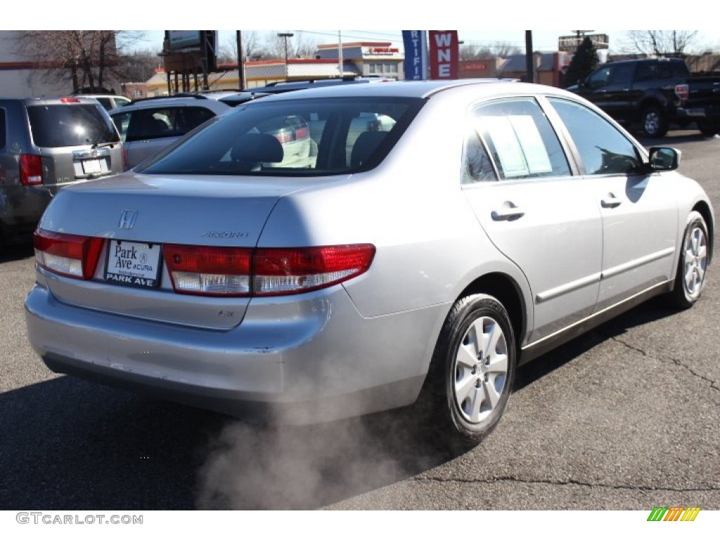 2003 Accord LX Sedan - Satin Silver Metallic / Gray photo #3