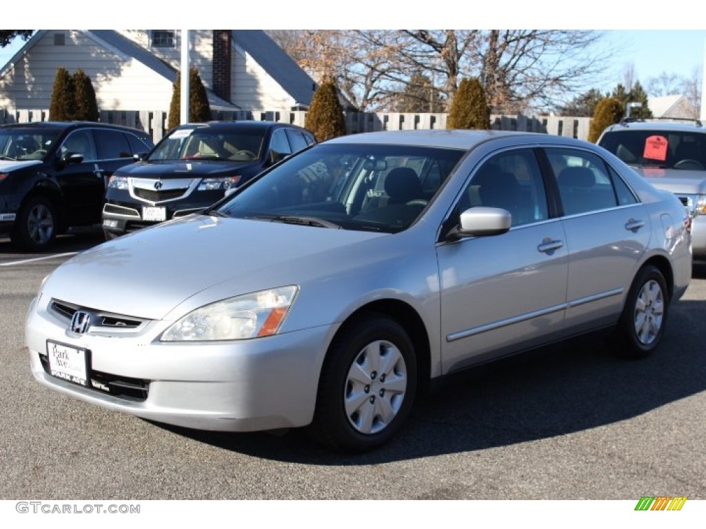 2003 Accord LX Sedan - Satin Silver Metallic / Gray photo #6