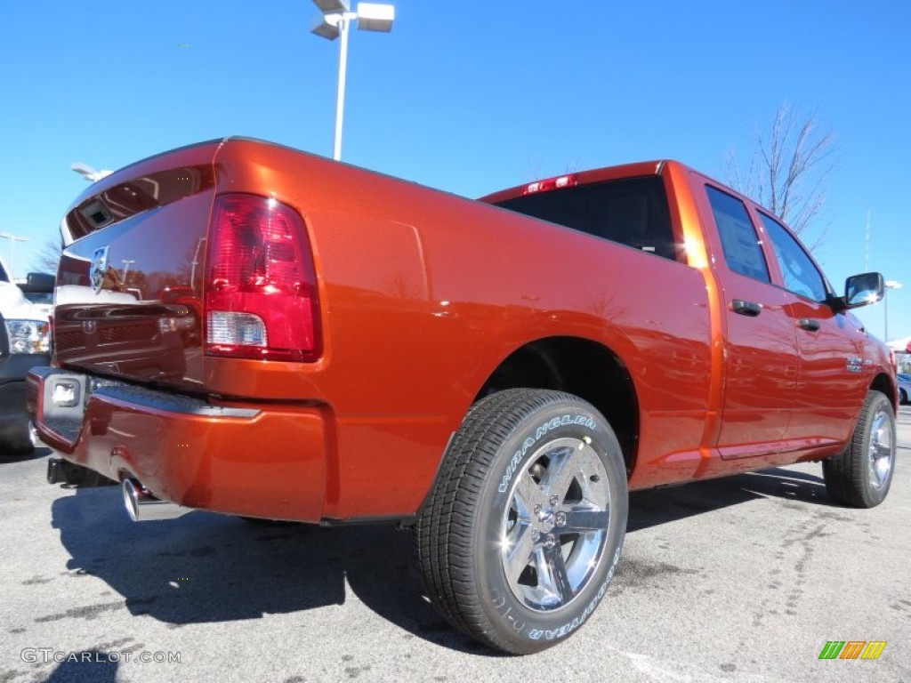 2013 1500 Express Quad Cab - Copperhead Pearl / Black/Diesel Gray photo #3