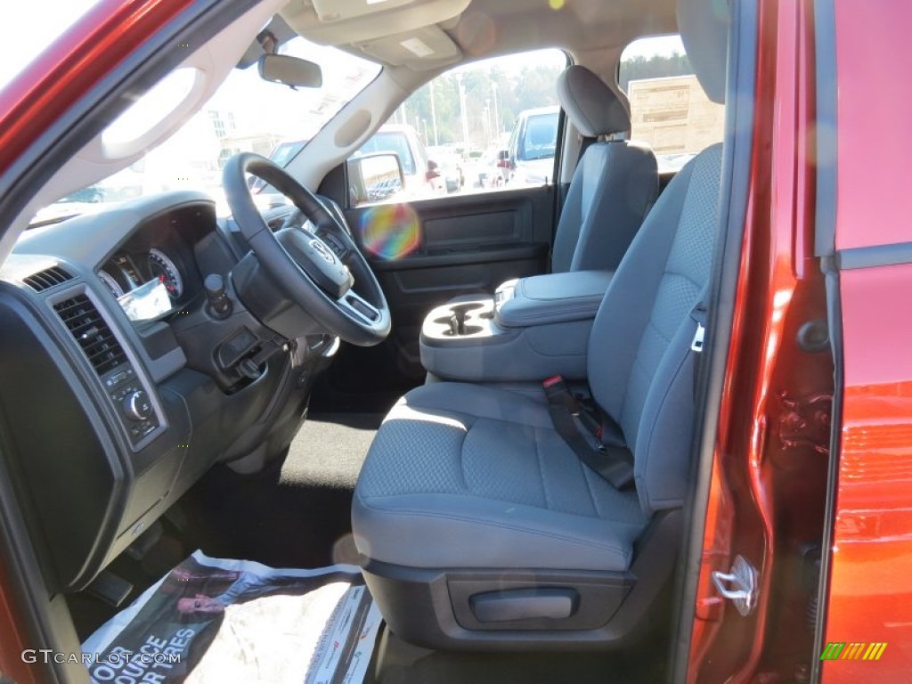 Black/Diesel Gray Interior 2013 Ram 1500 Express Quad Cab Photo #76074809