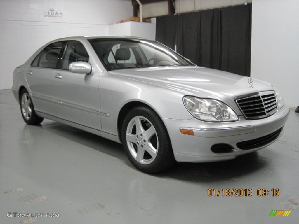 2004 S 430 Sedan - Brilliant Silver Metallic / Ash photo #8
