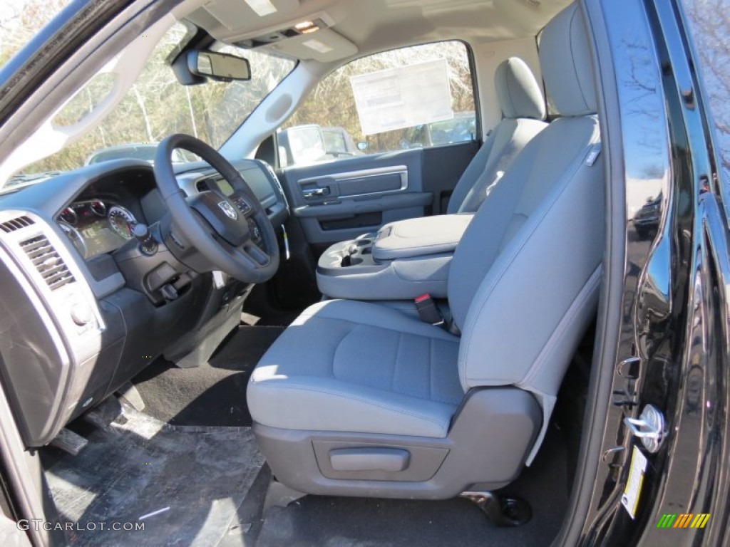 Black/Diesel Gray Interior 2013 Ram 1500 Tradesman Regular Cab Photo #76075496