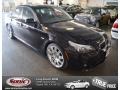 Black Sapphire Metallic 2008 BMW 5 Series 550i Sedan